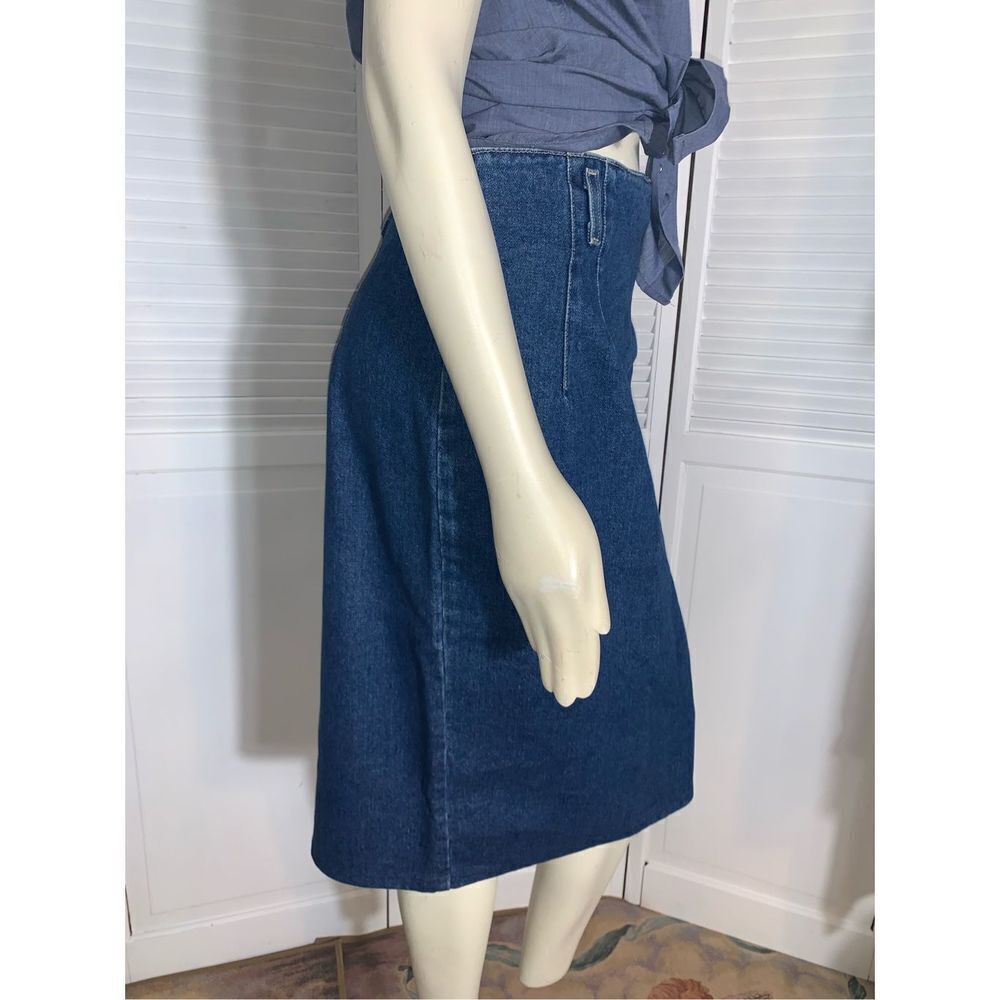 Vintage St John’s Bay Denim Midi Maxi Skirt Size 12
